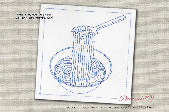 Chinese Noodles Bluework