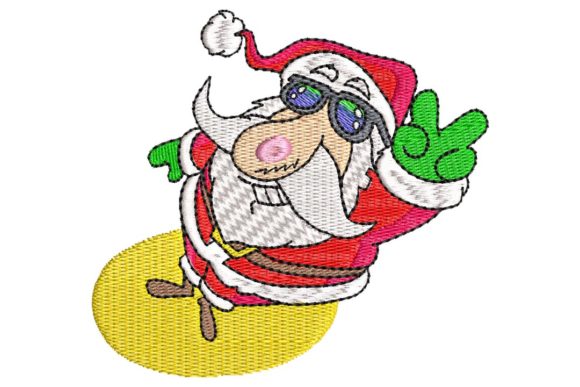 Cool Santa: A Craft Fair Embroidery Review