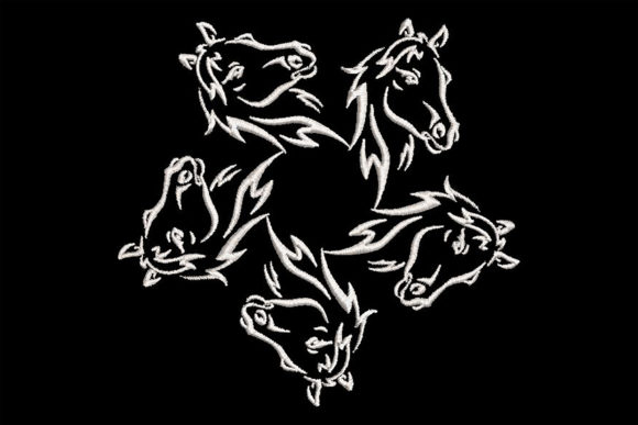 Five Horses Mandala