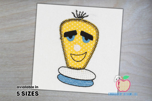 Funny Cartoon Lightbulb