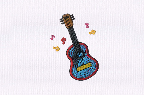 Guitar Embroidery Design Review