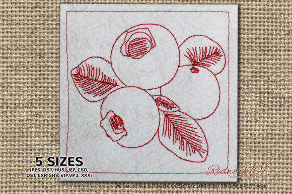 Juicy Blueberry: A Sweet, Versatile Embroidery Design for Handmade Gifts