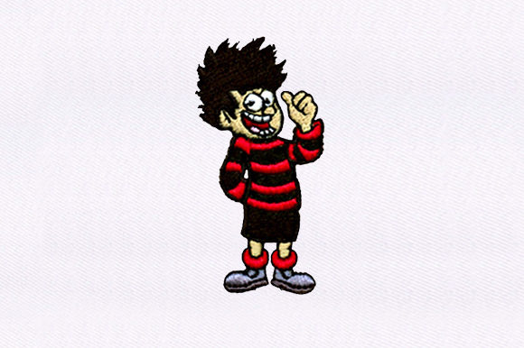 Mischievous Young Boy: A Seasonal Embroidery Gem