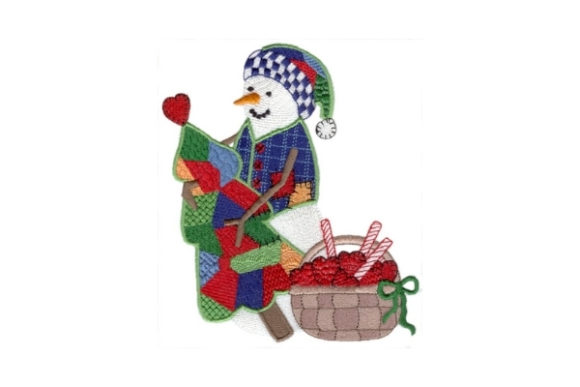 Patchwork Snowman