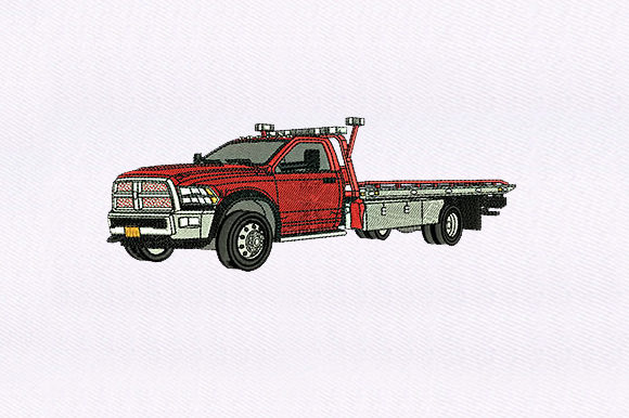 Red Tow Truck: A Real-World Embroidery Review