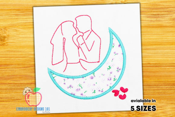 Romance in Moon Light Applique