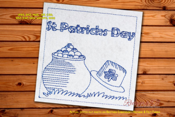 St Patricks Day Pot with Full of Gold Coin