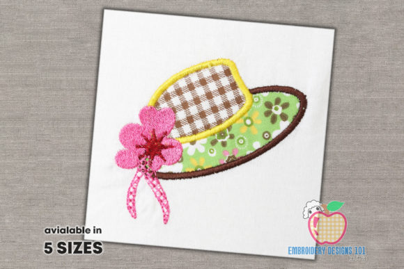 Summer Female Hat with Flower