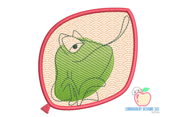 The Frog on the Leaf Design